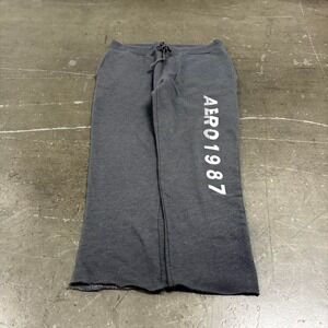 Aeropostale Sweatpants Women's Size M Wide Leg Flare Y2K Abercrombie & Fitch